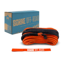 Load image into Gallery viewer, Borne Off-Road Synthetic Rope - 3/8in x 85ft - Orange