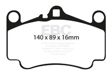 Load image into Gallery viewer, EBC 03-05 Porsche 911 (996) (Cast Iron Rotor only) 3.6 Carrera 4S Yellowstuff Front Brake Pads