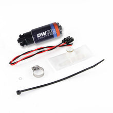 Load image into Gallery viewer, DeatschWerks 88-91 BMW 325i DW300C 340 LPH Compact Fuel Pump w/ Install Kit (w/o Mounting Clips)