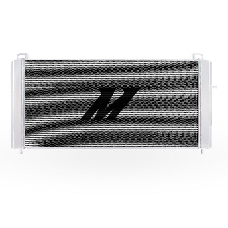 Mishimoto 99-14 Chevrolet Silverado 1500 V8 performance aluminum radiator front view.