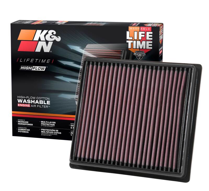 K&N 2017 Subaru Impreza L4-2.0L F/I Drop In Replacement Air Filter