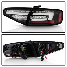 Load image into Gallery viewer, Spyder 13-16 Audi A4 4DR LED Tail Lights LED Clear Reverse Lights - Black ALT-YD-AA413-SEQ-BK