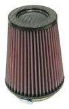 K&N Round Tapered Universal Air Filter 4in Flange ID x 5.375 Base OD x 4in Top OD x 6.5in H