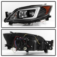 Load image into Gallery viewer, Spyder Subaru WRX 08-09 Projector Headlights - Halogen Model Only - Black PRO-YD-SWRX08-LBDRL-BK