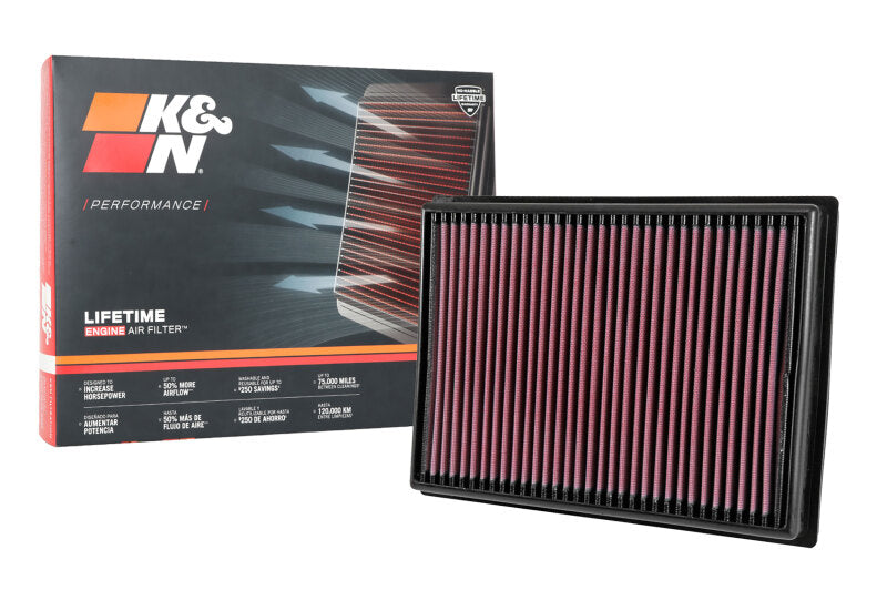 K&N 2016 TOYOTA HILUX REVO 2.8L L4 DSL Drop In Air Filter