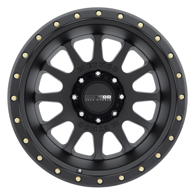 Method MR605 NV 20x9 -12mm Offset 8x6.5 121.3mm CB Matte Black Wheel