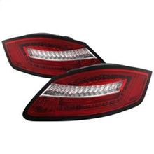 Load image into Gallery viewer, Spyder Porsche 987 Cayman 06-08 / Boxster 05-08 LED Tail Lights - Red Clear ALT-YD-P98705-LED-RC