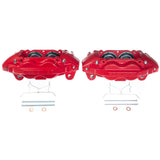 Power Stop 16-21 Toyota Sequoia Front Red Calipers - Pair