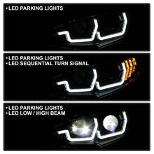 Load image into Gallery viewer, Spyder Honda Civic 16-18 2DR/4DR/Hatchback Headlight Black PRO-YD-HC16PL-SEQ-BK