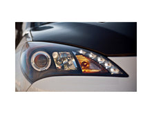 Load image into Gallery viewer, Spyder Hyundai Genesis 10-12 Projector Halogen Model- LED Halo DRL Blk PRO-YD-HYGEN09-DRL-BK