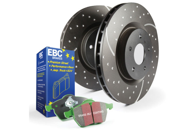 EBC S3 Kits Greenstuff Pads and GD Rotors for SUV and Light Truck brake improvement.