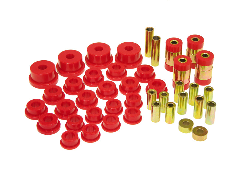 Prothane 95-99 Mitsubishi Eclipse Rear Upper/Lower Control Arm Bushings - Red