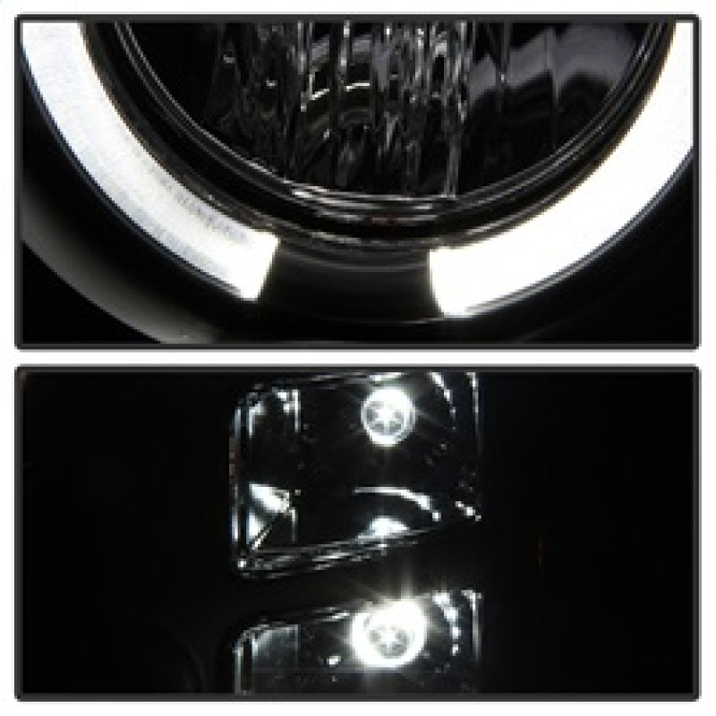 Spyder GMC Sierra 1500/GMC Sierra Denali 08-13 Projector LED Halo- LED Blk PRO-YD-GS07-HL-BK