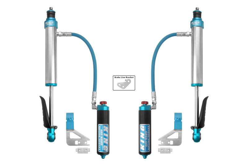 King Shocks 2022+ Toyota Tundra Rear 2.5 Dia Remote Reservoir Coilover & Adjuster (Pair)