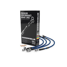 Load image into Gallery viewer, Goodridge 15-18 Ford Focus RS MK3 Phantom Stainless Steel Brake Line Kit - Electric Blue