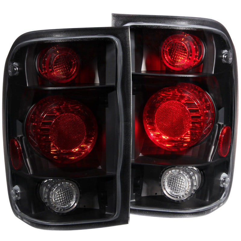 ANZO 1998-2000 Ford Ranger Taillights Dark Smoke G2