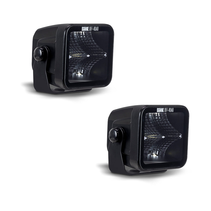 Borne Off-Road Light Pods (Kit of 2) 3x3 Flood