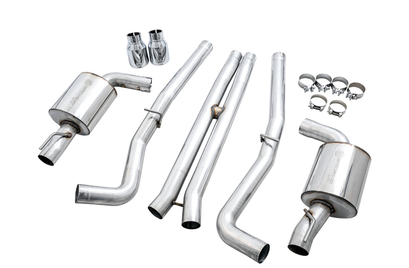 AWE Tuning 2015+ Dodge Charger 6.4L/6.2L SC Non-Resonated Touring Edition Exhaust - Silver Tips