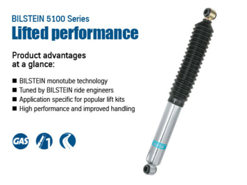 Bilstein 5100 Series 2015 Chevy Suburban/GMC Yukon XL Rear 46mm Monotube Shock Absorber