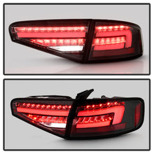 Load image into Gallery viewer, Spyder 13-16 Audi A4 4DR LED Tail Lights LED Clear Reverse Lights - Black ALT-YD-AA413-SEQ-BK