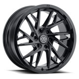 Method Raised MR801 20x10 / 8x170 BP / -18mm Offset / 125mm Bore - Gloss Black Milled Wheel