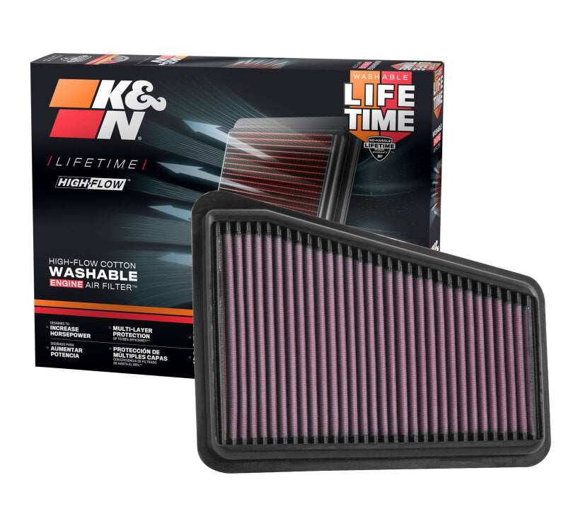 K&N 2018 Kia Stinger GT V6-3.3L Right Side Drop In Air Filter