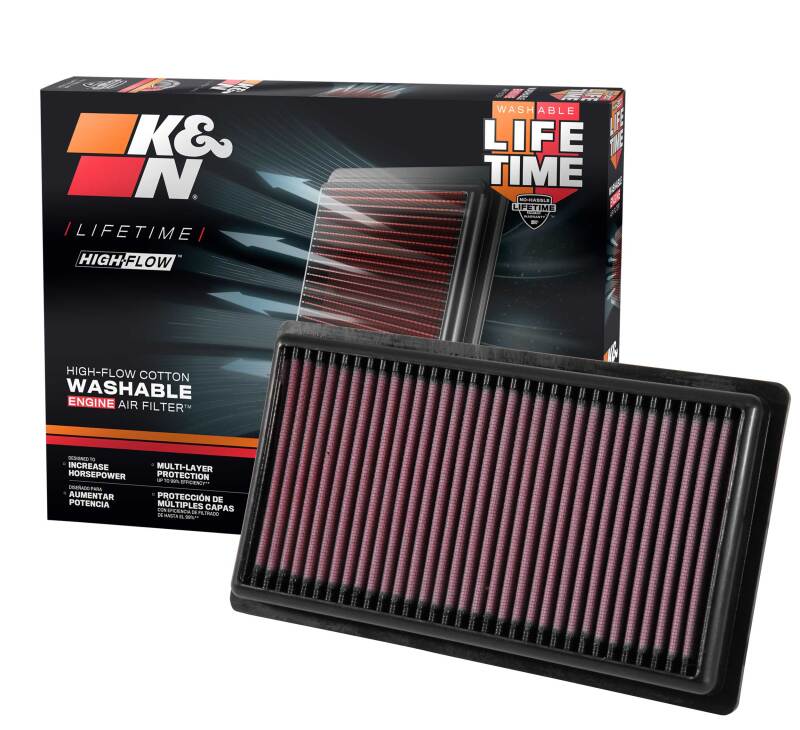 K&N 16-18 Toyota C-HR L4-1.2L F/l Replacement Drop In Air Filter