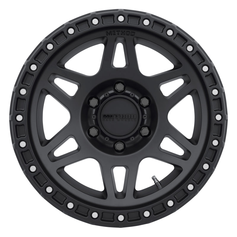 Method MR312 17x8.5 0mm Offset 6x5.5 106.25mm CB Matte Black Wheel