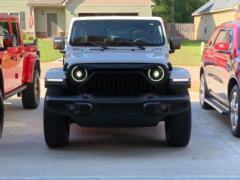 Oracle Jeep JL/Gladiator JT Oculus Bi-LED Projector Headlights - Amber/White Switchback SEE WARRANTY