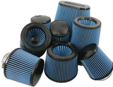 Injen High Performance Air Filter - 3.00 Black Filter 6 Base / 5 Tall / 4 Top - 45 Pleat