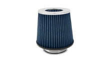 Load image into Gallery viewer, Vibrant Open Funnel Perf Air Filter (5in Cone O.D. x 5in Tall x 3in inlet I.D.) - Chrome Filter Cap