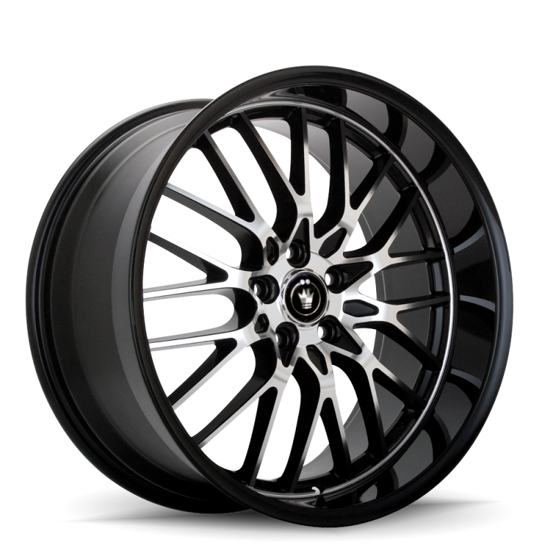 Konig Lace 16x7 10x100/114.3 ET40 Black/Machine Spoke