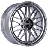 BBS LM 20x10.5 5x114.3 ET35 Diamond Black / Diamond Cut Lip Wheel PFS/Clip Required