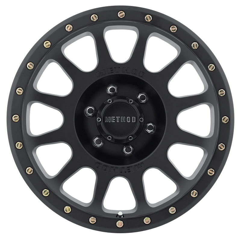 Method MR305 NV 18x9 +18mm Offset 6x5.5 108mm CB Matte Black Wheel