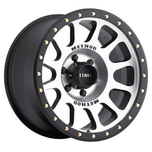 Load image into Gallery viewer, Method MR305 NV 17x8.5 0mm Offset 6x135 94mm CB Machined/Black Street Loc Wheel