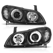 Load image into Gallery viewer, ANZO 2000-2004 Infiniti I30 Projector Headlights w/ Halo Black