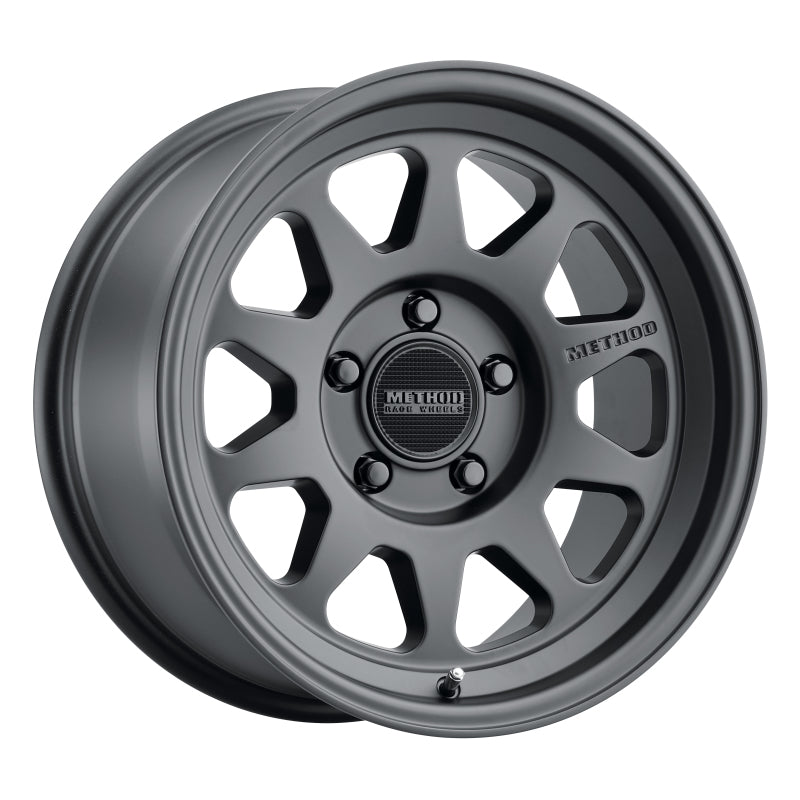 Method MR316 17x8.5 0mm Offset 5x5 71.5mm CB Matte Black Wheel