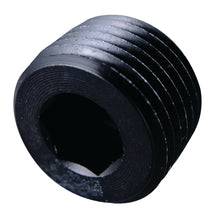 Load image into Gallery viewer, Fragola 1/2 NPT Pipe Plug- Internal Black