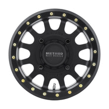 Load image into Gallery viewer, Method MR401 UTV Beadlock 15x7 / 4+3/13mm Offset / 4x156 / 132mm CB Matte Black Wheel