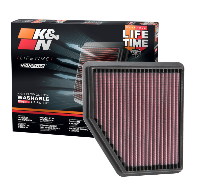 K&N 2019 Nissan Altima 2.5L F/I Drop In Replacement Air Filter