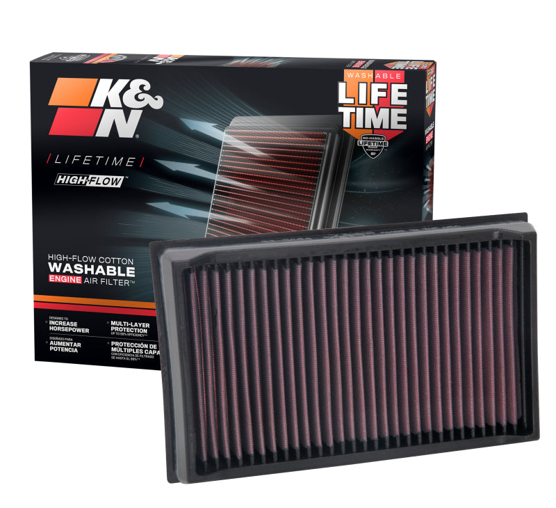 K&N 2019 Volkswagen Jetta 1.4L F/I Replacement Panel Air Filter