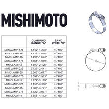 Load image into Gallery viewer, Mishimoto 2.5 Inch Stainless Steel T-Bolt Clamps