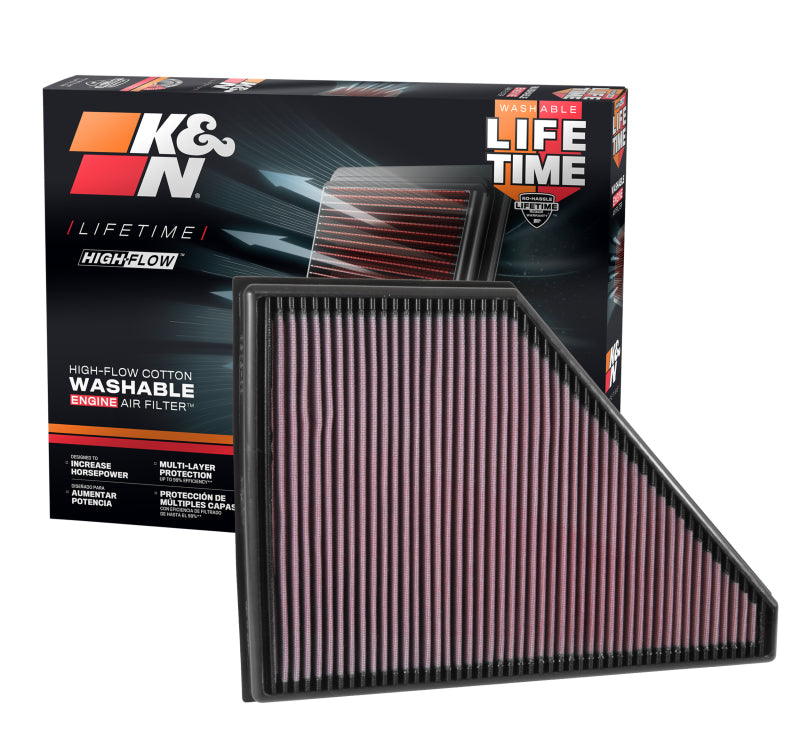 K&N 2017 Cadillac XT5 3.6L V6 F/I Drop In Air Filter