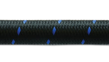 Load image into Gallery viewer, Vibrant -10 AN Two-Tone Black/Blue Nylon Braided Flex Hose (10 foot roll)