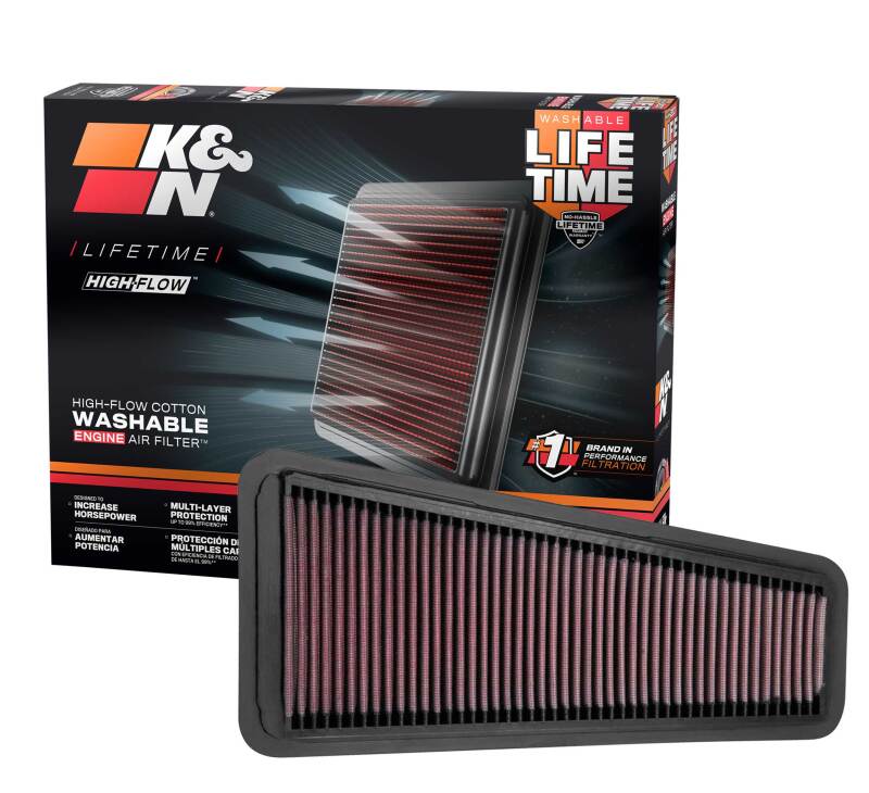 K&N 05-10 Toyota Tacoma/Tundra / 02-09 4Runner / 07-09 FJ Cruiser Drop In Air Filter