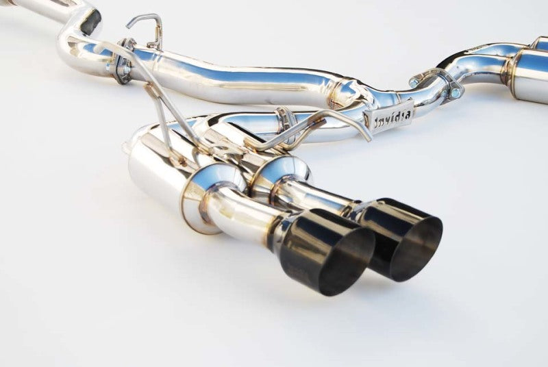 Invidia 2015+ Subaru WRX / STI Gemini/R400 Single Layer Quad Black Tip Cat-Back Exhaust