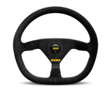 Momo MOD88 Steering Wheel 350 mm -  Black Suede/Black Spokes