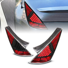 Load image into Gallery viewer, ANZO 2003-2005 Nissan 350Z LED Taillights Black