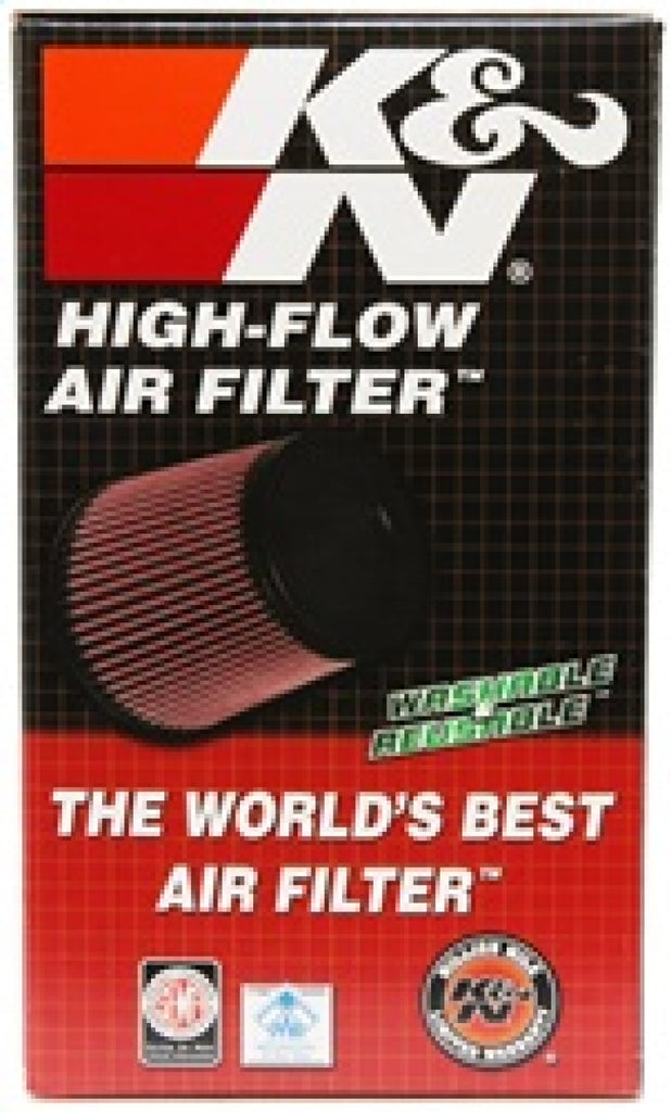 K&N Universal Tapered Filter 3in Flange ID x 6in Base OD x 4in Top OD x 6.75in Height