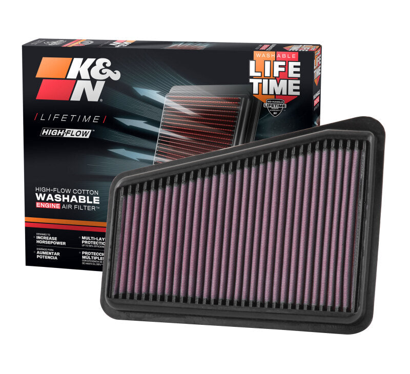 K&N 2018 Kia Stinger GT V6-3.3L Left Side Drop In Air Filter